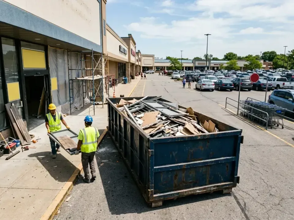 retail-store-renovation-debris-003 — frequently asked questions, Roll-off Dumpster Rentals in Conway, AR